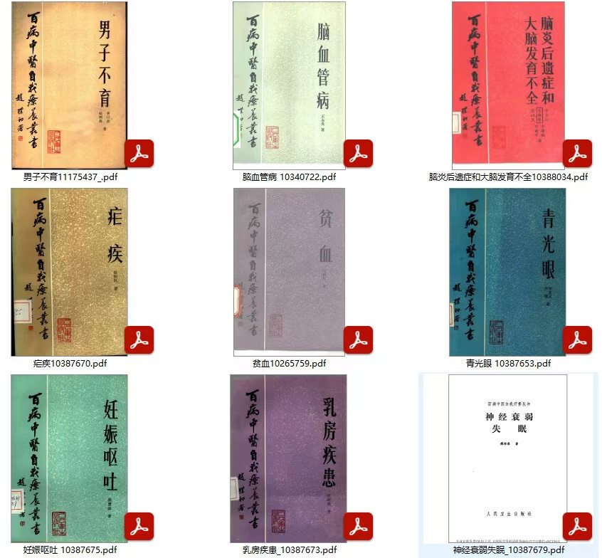 中医《百病中医自我疗养丛书》(图5) 中医《百病中医自我疗养丛书》(图5)