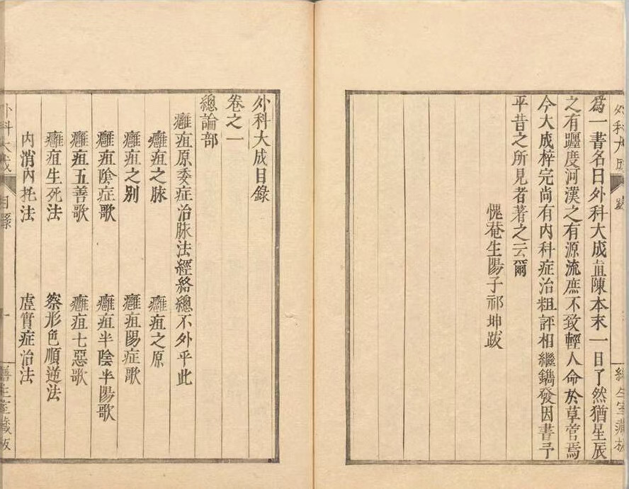 中医外科古籍《外科大成》(图2) 中医外科古籍《外科大成》(图2)