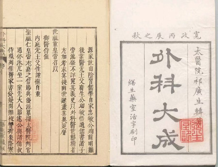 中医外科古籍《外科大成》(图1) 中医外科古籍《外科大成》(图1)