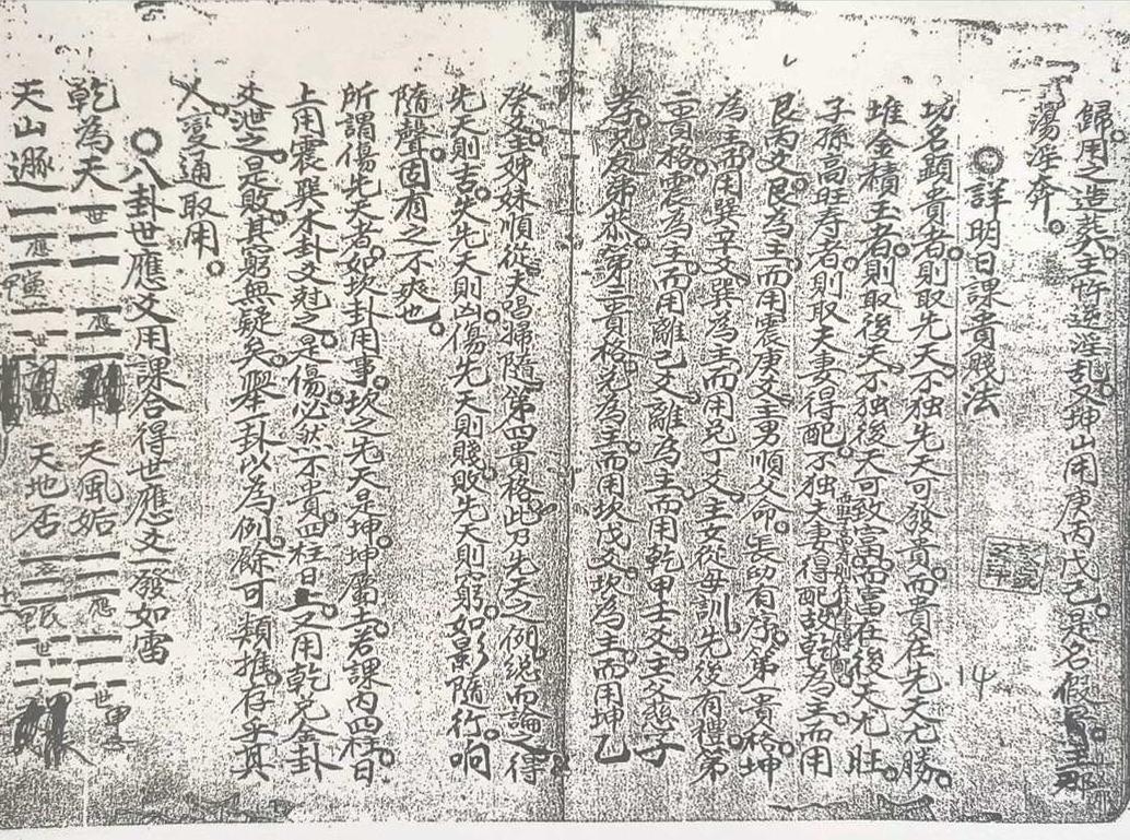 风水择日古籍《​卦爻日课》(图14)