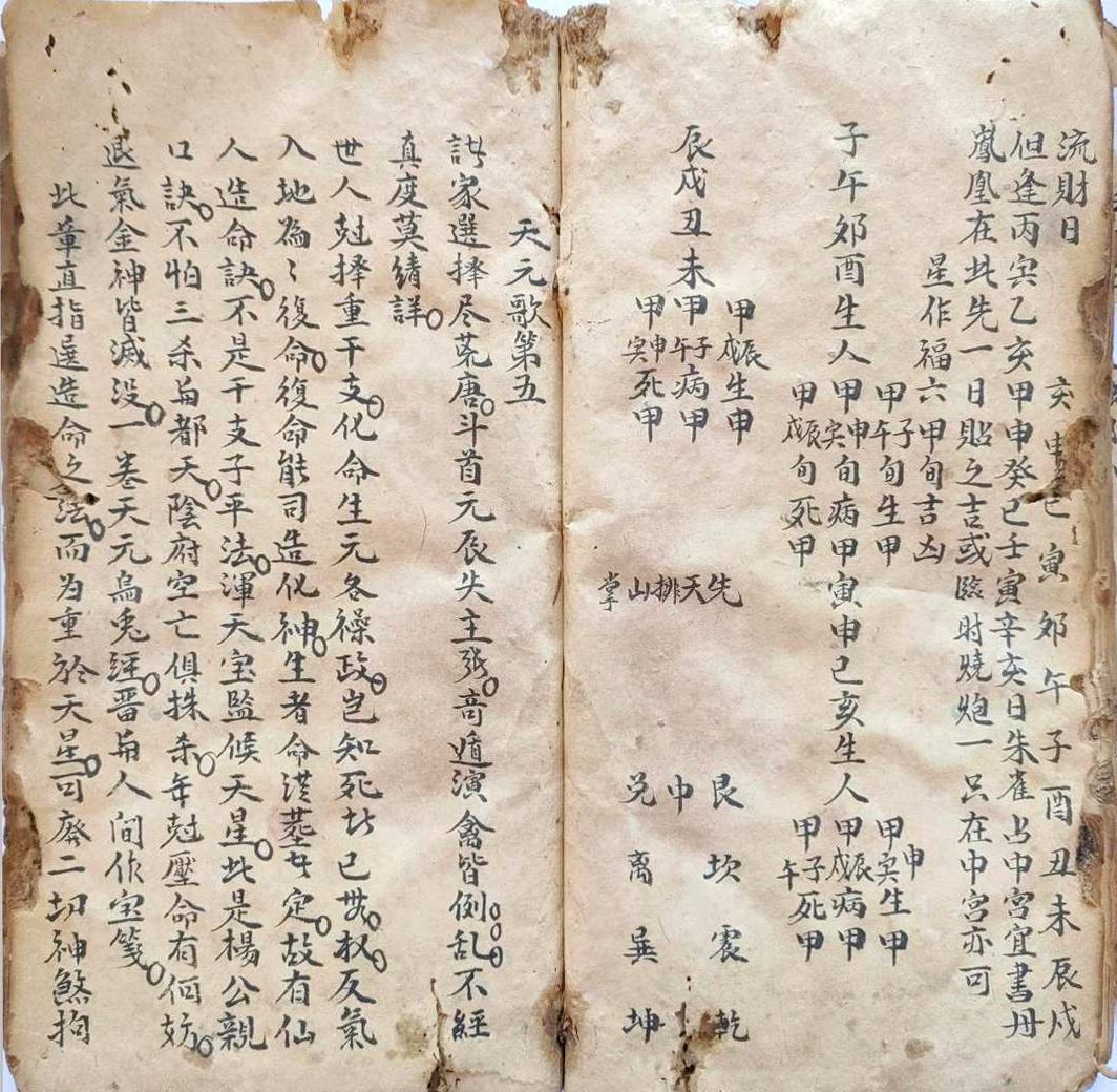 择日古籍《论天地转刹日》(图13)