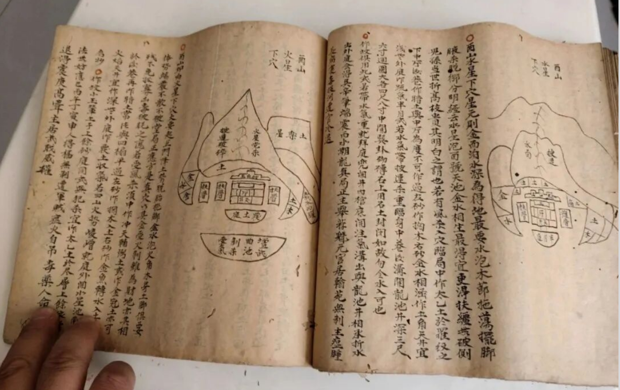 风水古籍《​地理山形吉凶图》(图11)