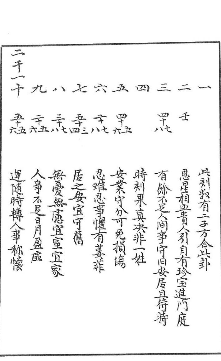 命理神数古籍《皇极数钞一二》(图11)