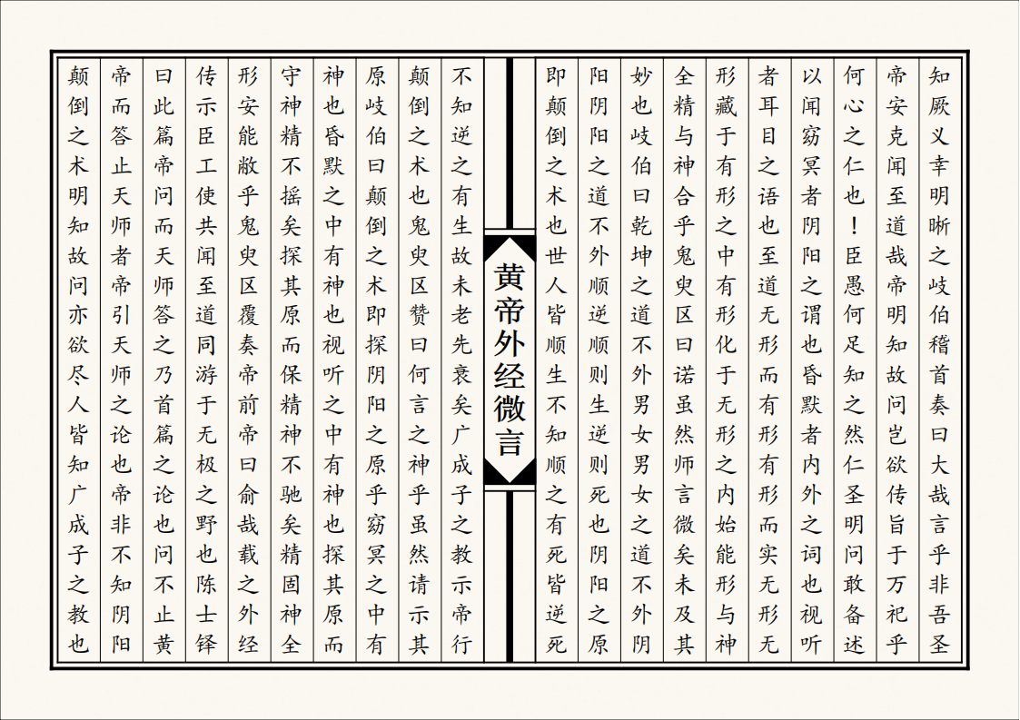 中医书籍《黄帝外经微言》排版(图12)