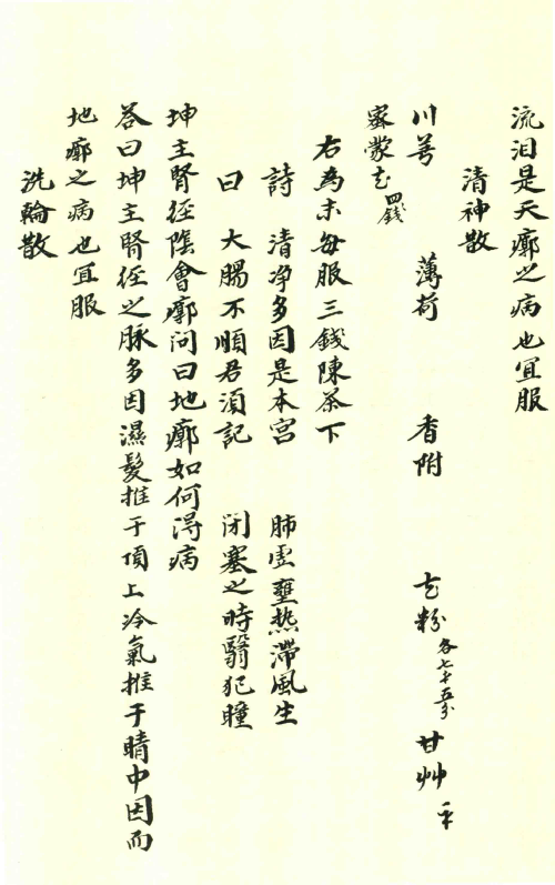 中医眼科古籍《眼科外科灵方》懋芝录(图6) 中医眼科古籍《眼科外科灵方》懋芝录(图6)
