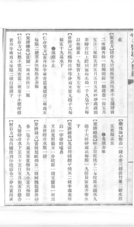 中医方书古籍《今古名医验方类编》(图16)