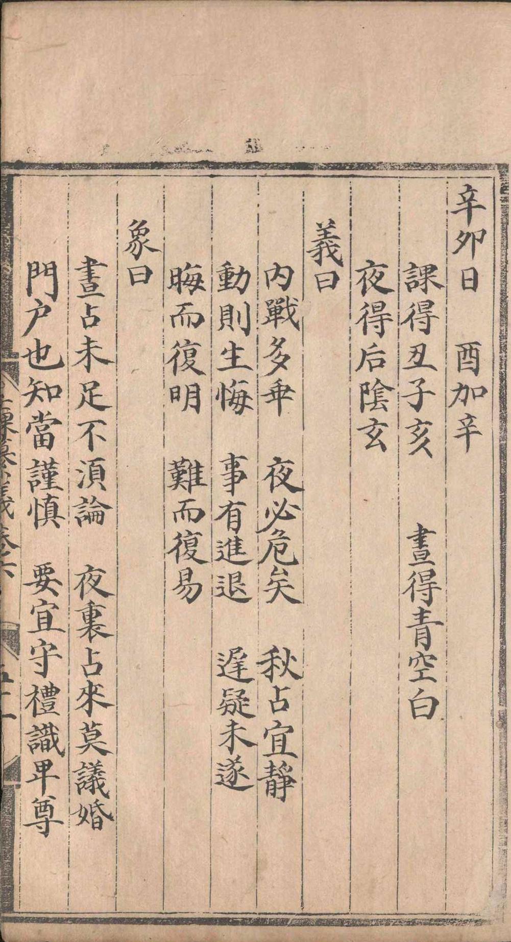 六壬古籍《壬课纂义》真一山人撰述(图12)