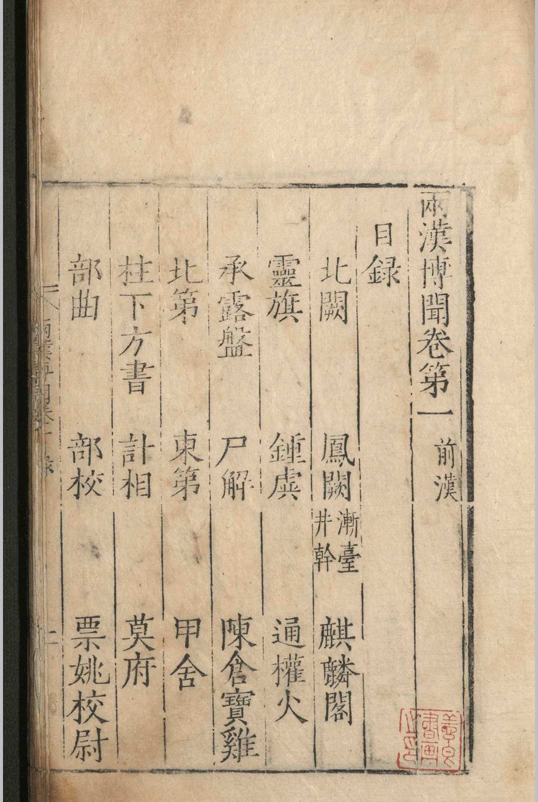 两汉博闻.十二卷.杨侃.明嘉靖三十七年(图3) 两汉博闻.十二卷.杨侃.明嘉靖三十七年(图3)