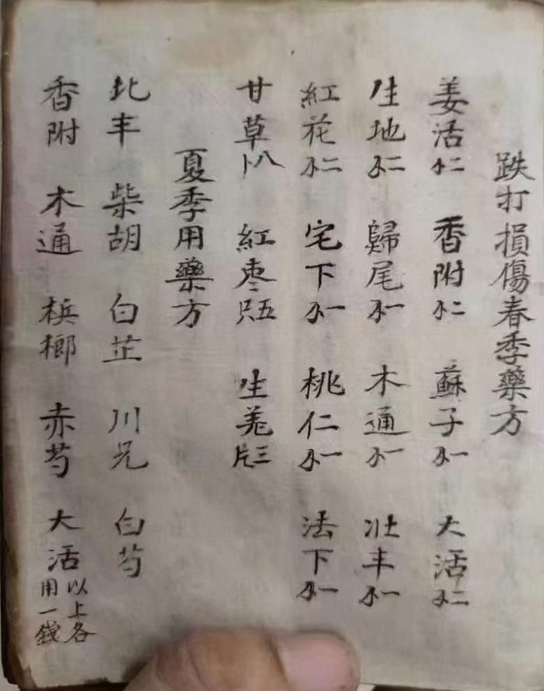 中医跌打古籍《广东彭公点打接骨》(图5)