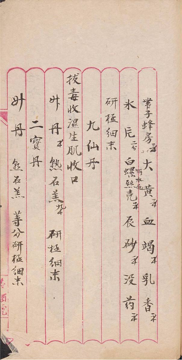 中医方书古籍《膏丹秘方》(图6)