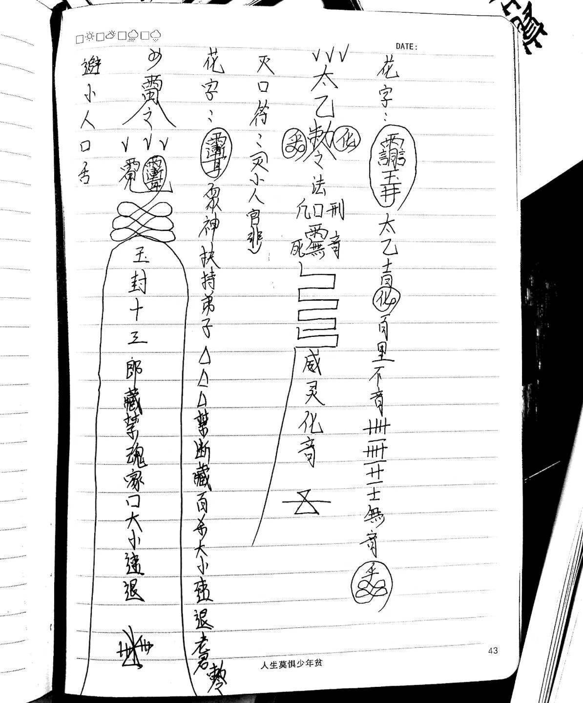 六壬法书籍《六壬口教生基改命》偷泄手稿(图7)