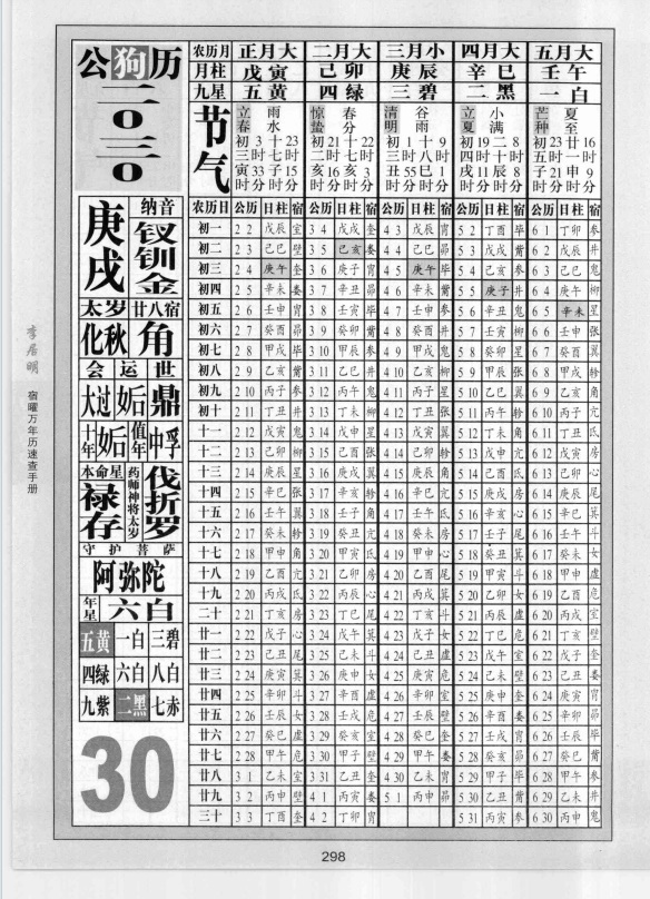 择日书籍《宿曜万年历速查手册中国内地版》李居明著(图9)