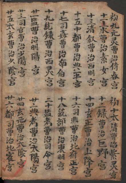道家古籍《诸章格》(图3)
