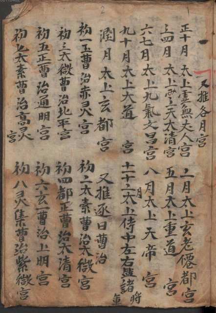 道家古籍《诸章格》(图2)