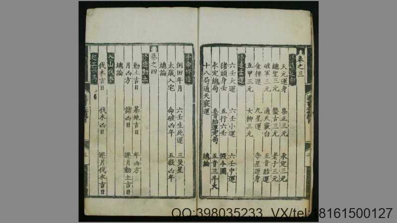 类编历法通书大全(图2) 类编历法通书大全(图2)