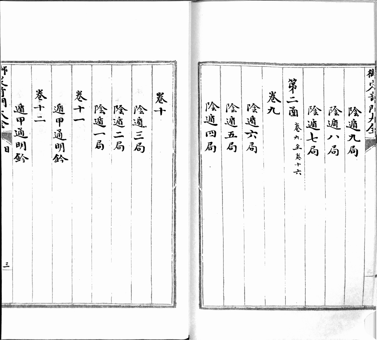 明永乐十二年奇门抄本《御制奇门大全》(图9)