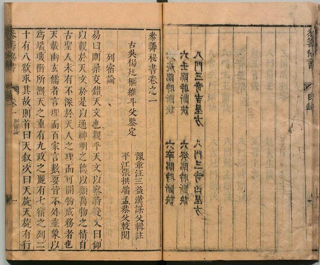 参筹秘书 ，明.汪三益撰，明崇祯12年(图12)