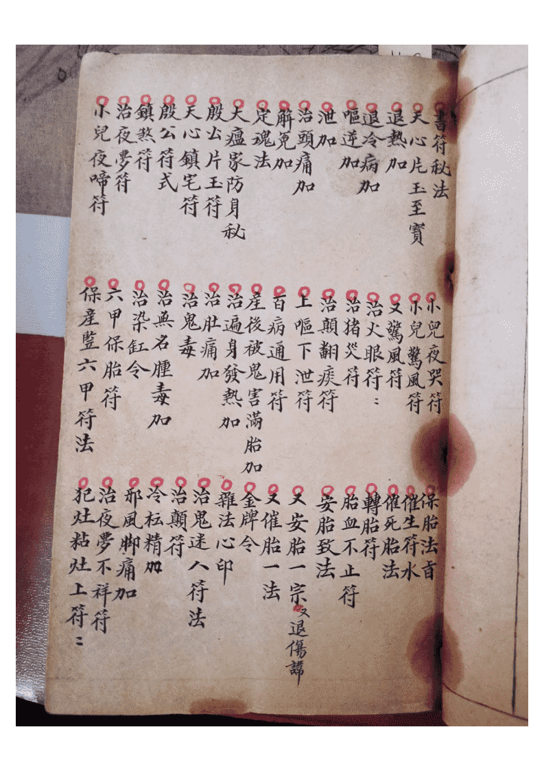 秘法古籍《先天诸般符法》清代宣统元年悟玄堂手抄本(图2)