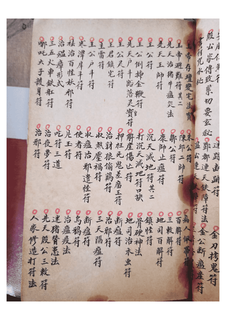 秘法古籍《先天诸般符法》清代宣统元年悟玄堂手抄本(图6)
