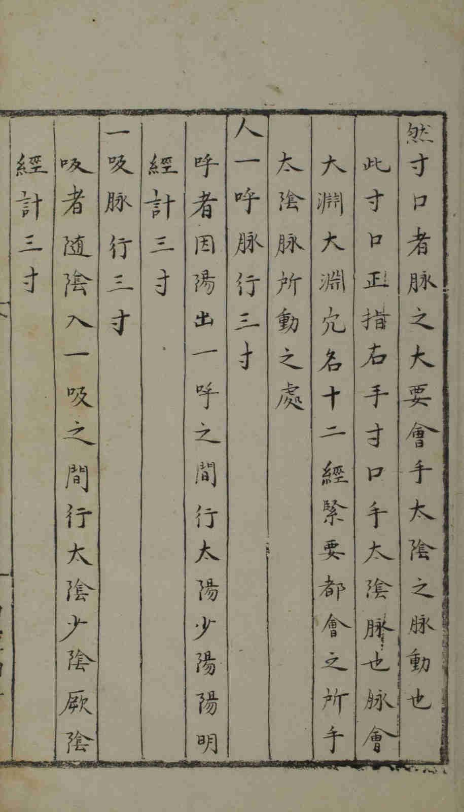 内难经类中医著作《黄帝八十一难经纂图句解》清代抄本(图2) 内难经类中医著作《黄帝八十一难经纂图句解》清代抄本(图2)