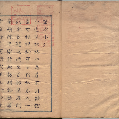 中医孤本方书《溥仁堂校正神验单方全集》清代手抄本