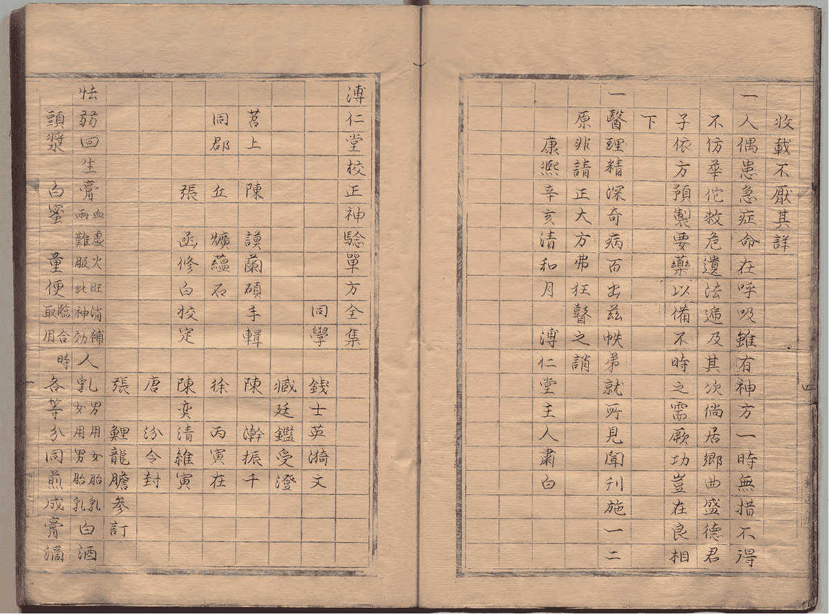 中医孤本方书《溥仁堂校正神验单方全集》清代手抄本(图4) 中医孤本方书《溥仁堂校正神验单方全集》清代手抄本(图4)