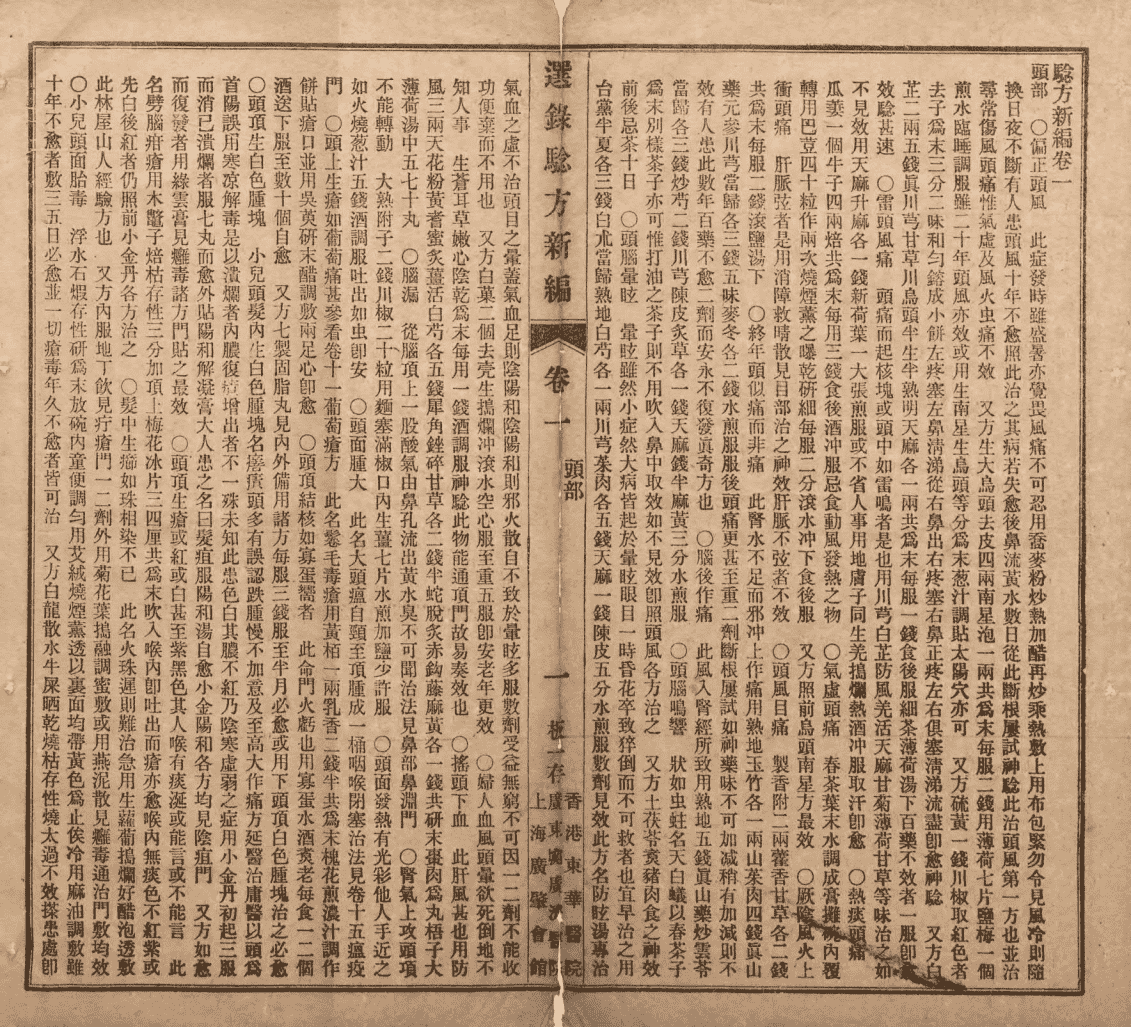 中医古籍《增订验方新编缩本》清光绪三十一年石印本(图8)