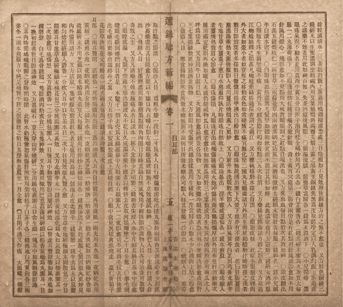 中医古籍《增订验方新编缩本》清光绪三十一年石印本(图11)
