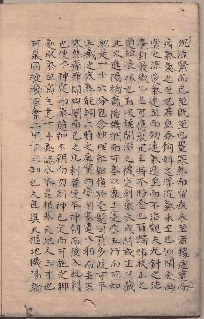 中医针灸古籍《新刊窦汉卿编集针经指南》明成化八年刊本(图1)