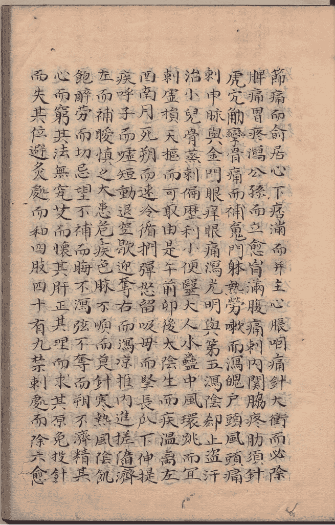 中医针灸古籍《新刊窦汉卿编集针经指南》明成化八年刊本(图5)