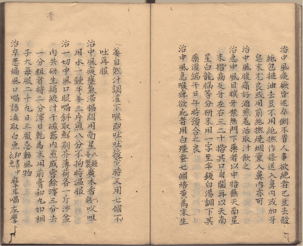 中医方书古籍《师古斋汇聚简便单方》清代手抄本(图11) 中医方书古籍《师古斋汇聚简便单方》清代手抄本(图11)