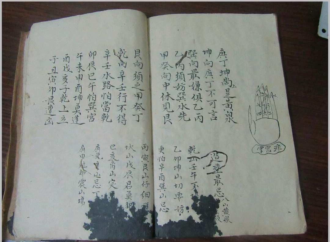 清代风水日课古籍《山运日课书》手抄本(图7)