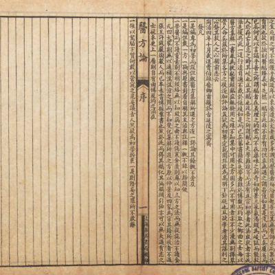 中医古籍《医方论》清同治四年