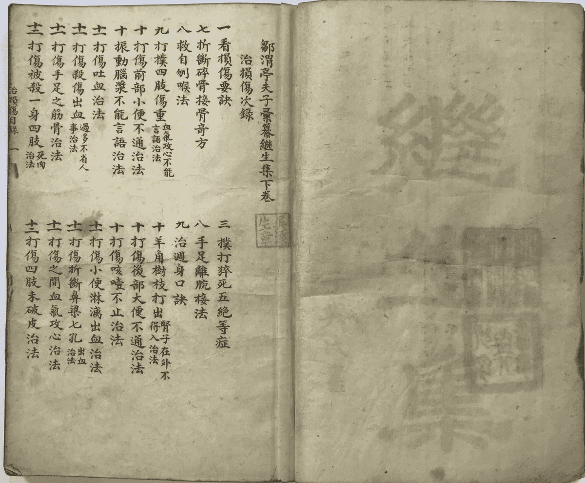 中医跌打古籍《继生集》清光绪四年手抄本(图2) 中医跌打古籍《继生集》清光绪四年手抄本(图2)