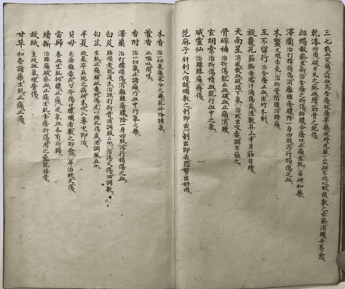 中医跌打古籍《继生集》清光绪四年手抄本(图9) 中医跌打古籍《继生集》清光绪四年手抄本(图9)