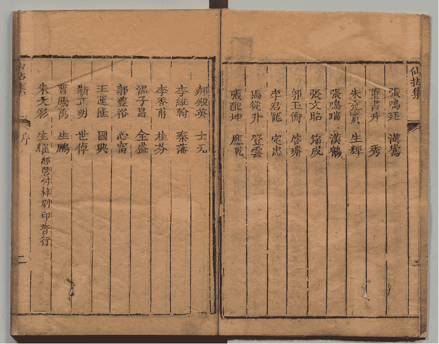 《仙拈集》4卷4册(图2) 《仙拈集》4卷4册(图2)