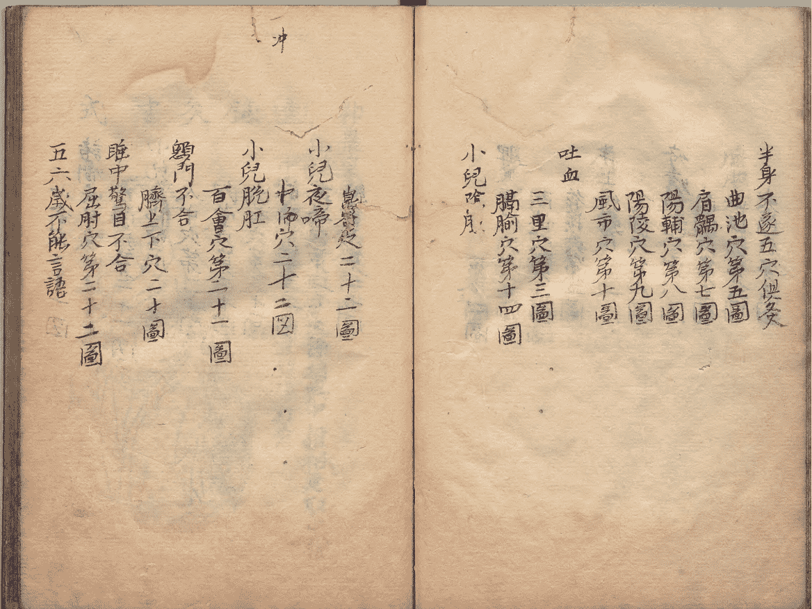 《神农皇帝真传针灸图》(图11)