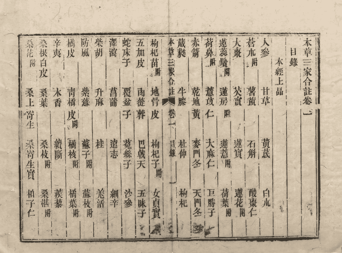 《本草三注》4册6卷(图9) 《本草三注》4册6卷(图9)
