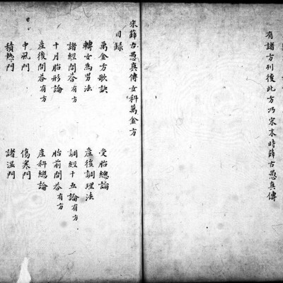 《真传女科万金方》