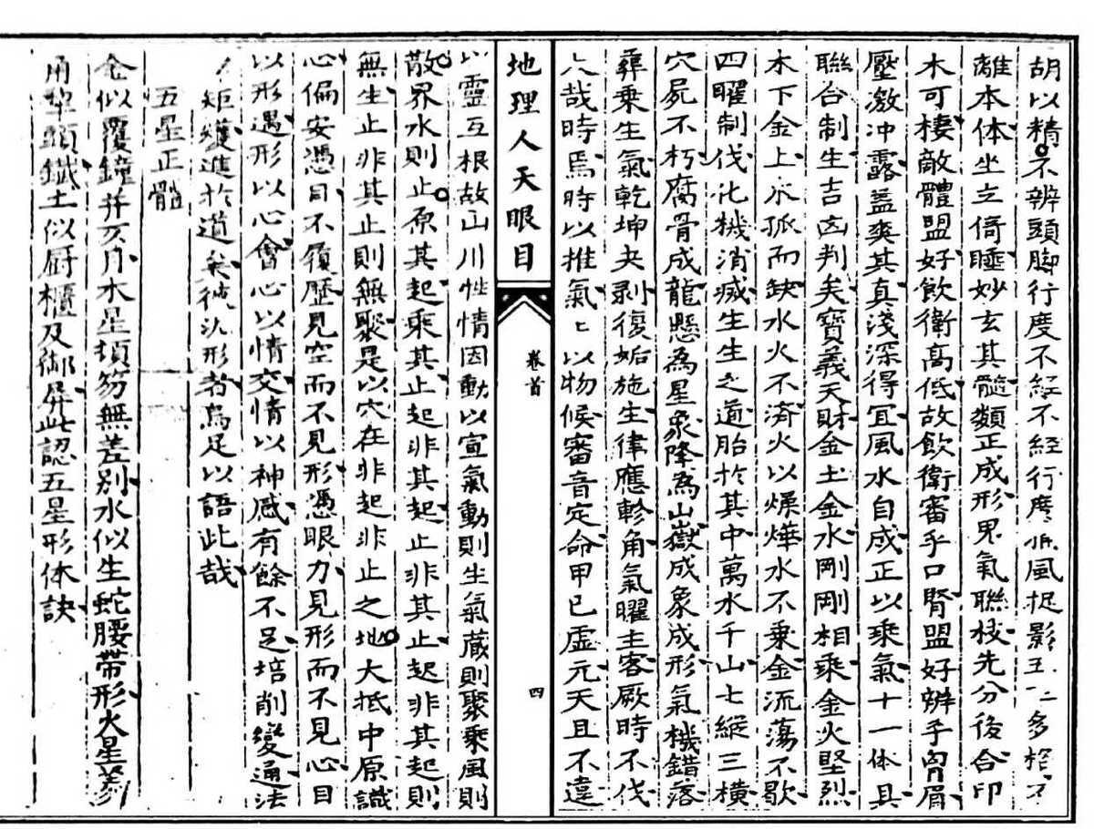 	风水古籍《地理人天眼目》(图2)