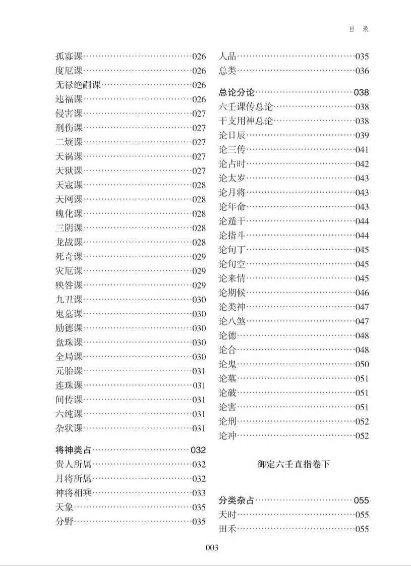 六壬《御定六壬直指》(图4)