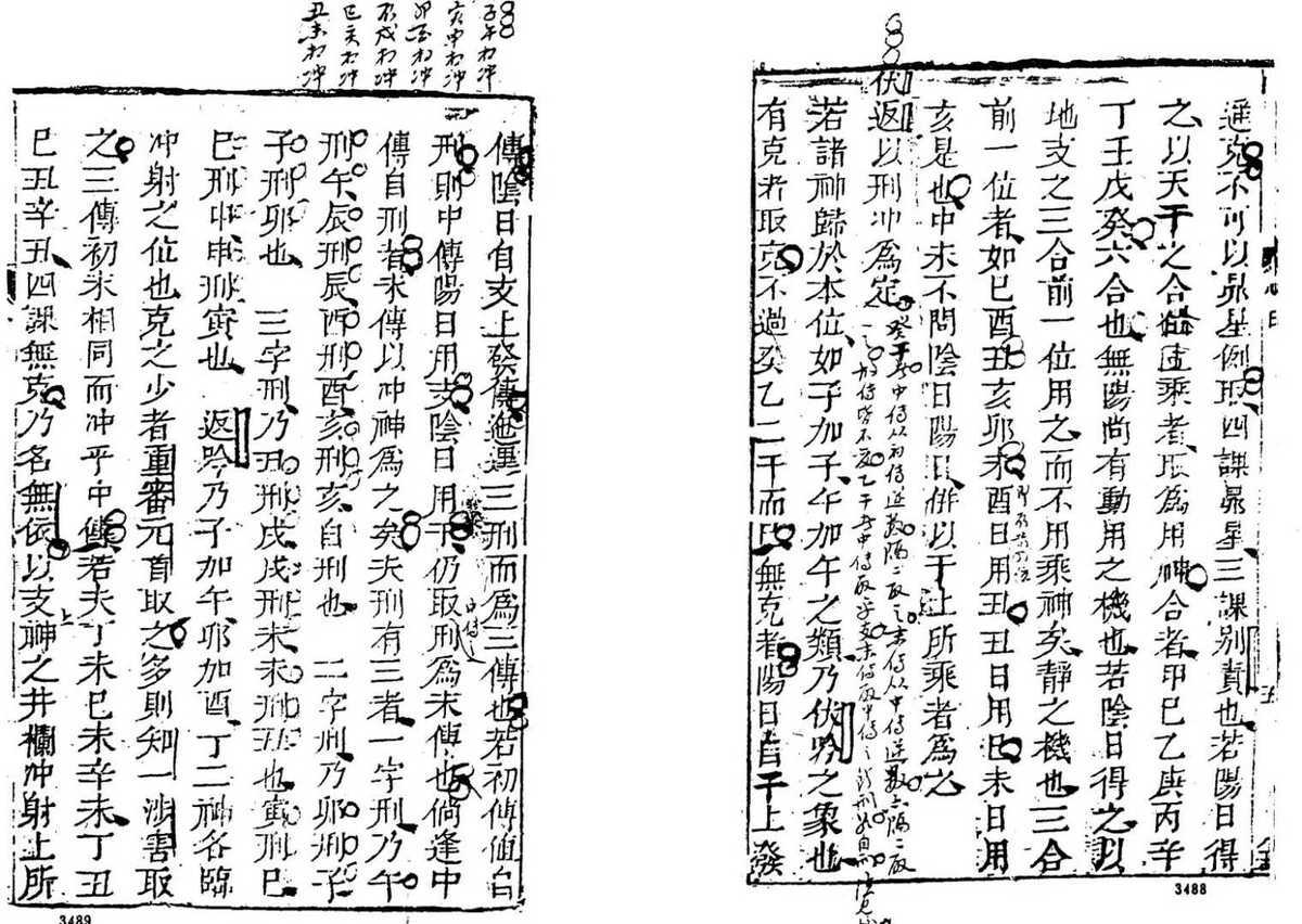 六壬古籍《大六壬指南》木刻本(图7)