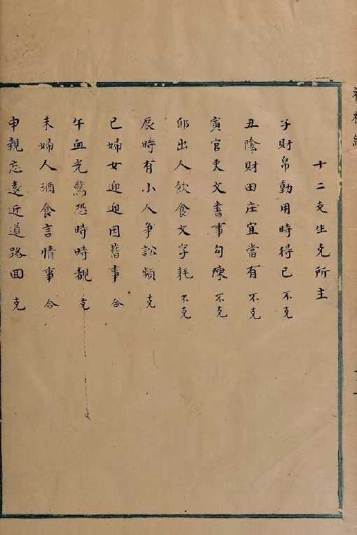 六壬古籍《六壬神枢经秘诀》明抄本(图7)