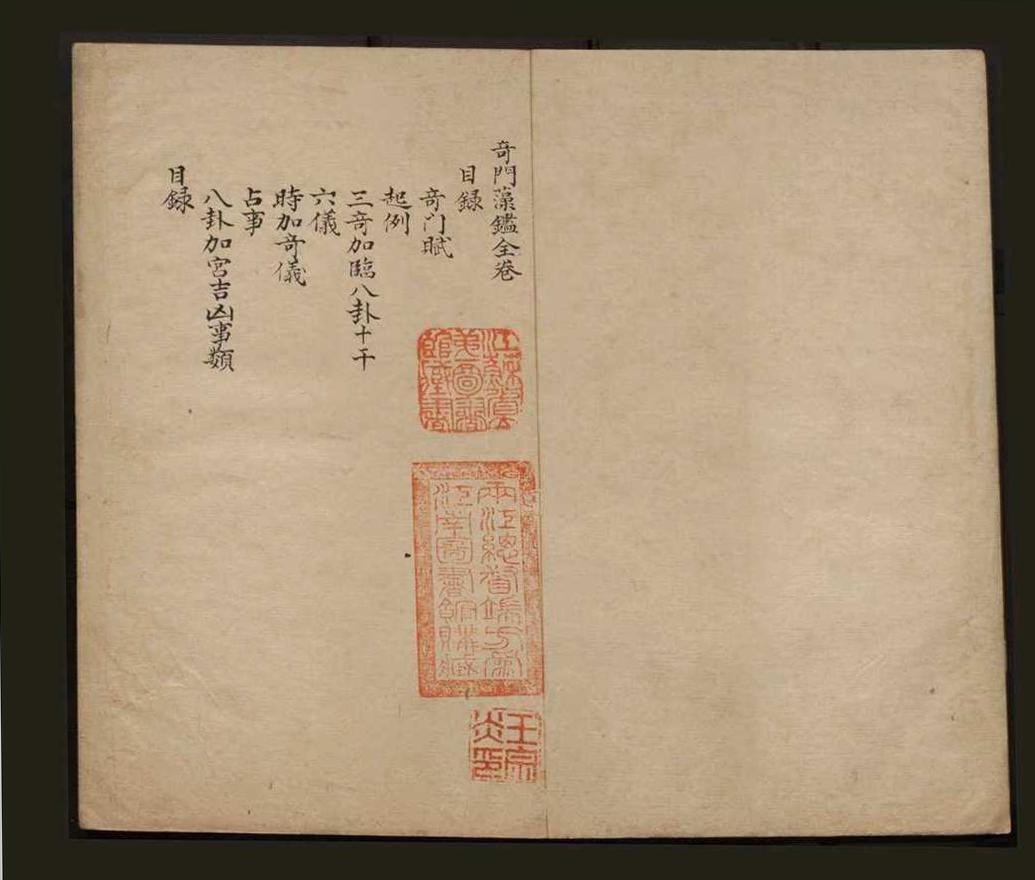奇门古籍《奇门藻鉴》(图1)