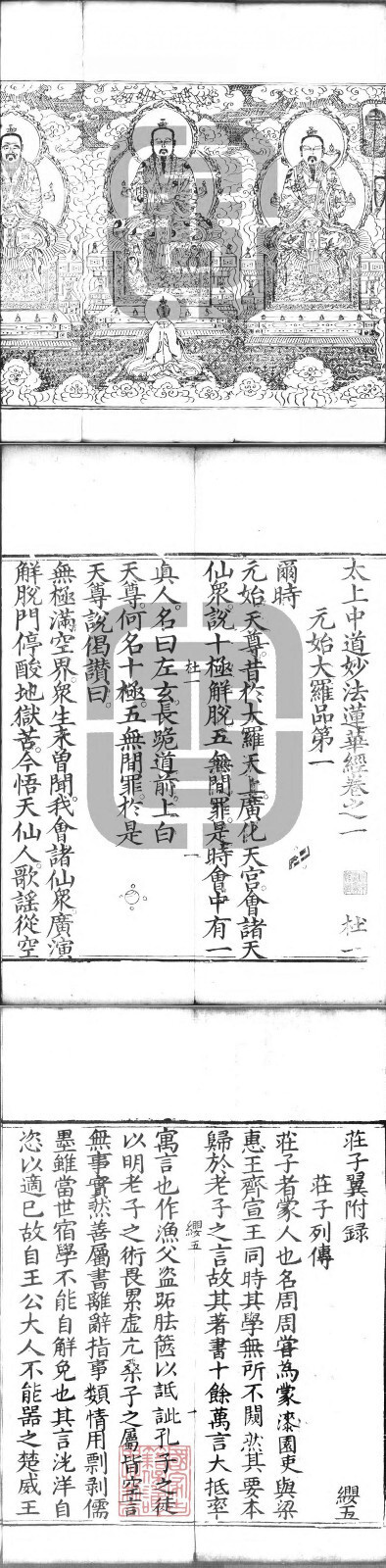 续道藏.明.张国祥等编.明万历三十五年内府刊本.灰度胶片(图1)