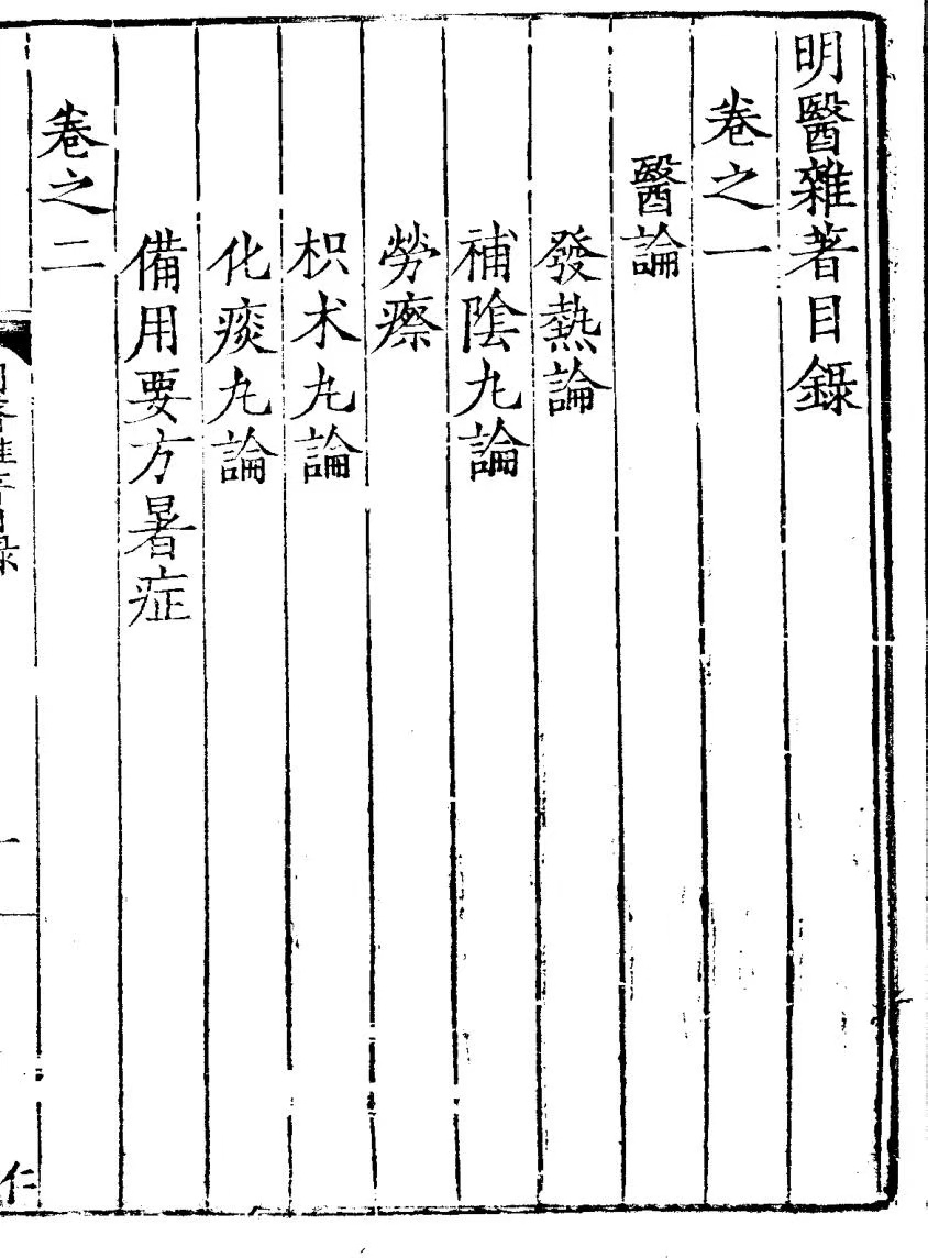中医古籍《明医杂著》(图2) 中医古籍《明医杂著》(图2)