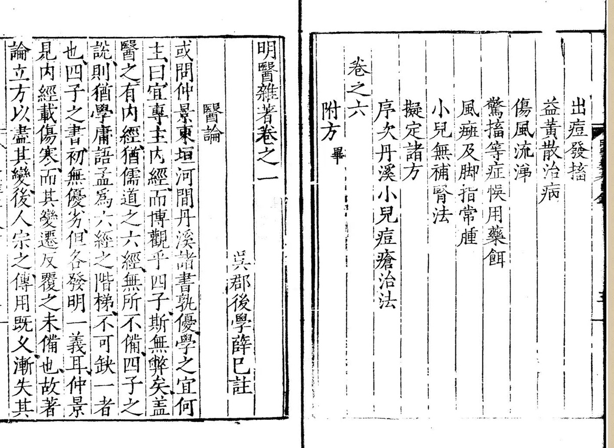 中医古籍《明医杂著》(图5) 中医古籍《明医杂著》(图5)