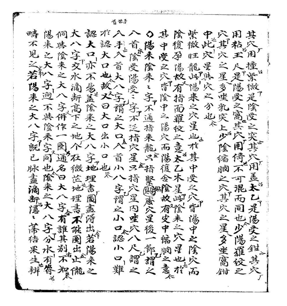 穴法分受集 风水点穴 (图3)