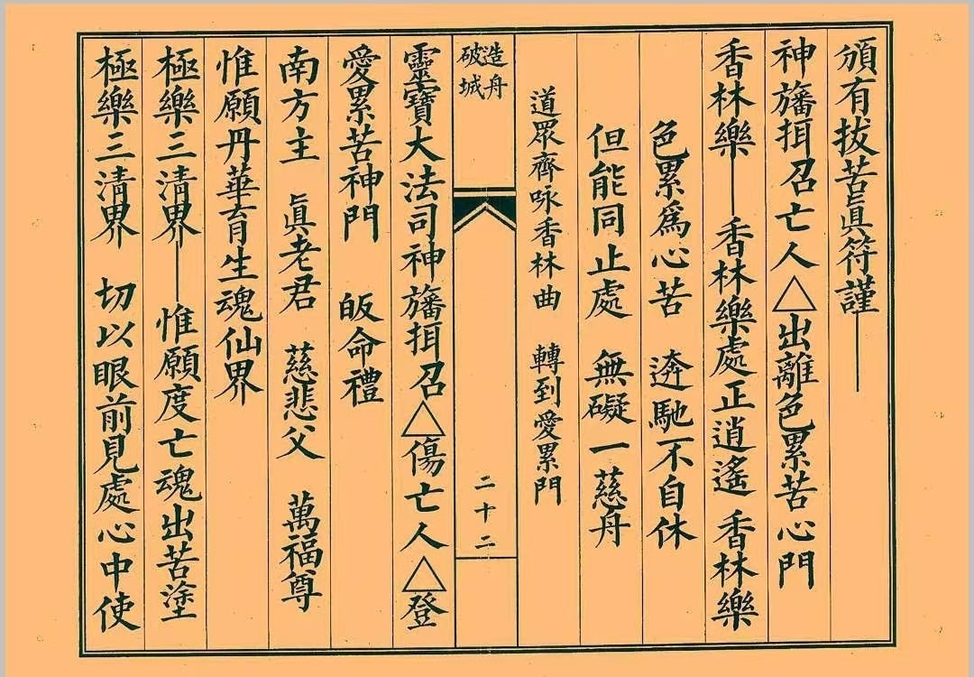 道家科仪书籍《造舟科仪》(图6)