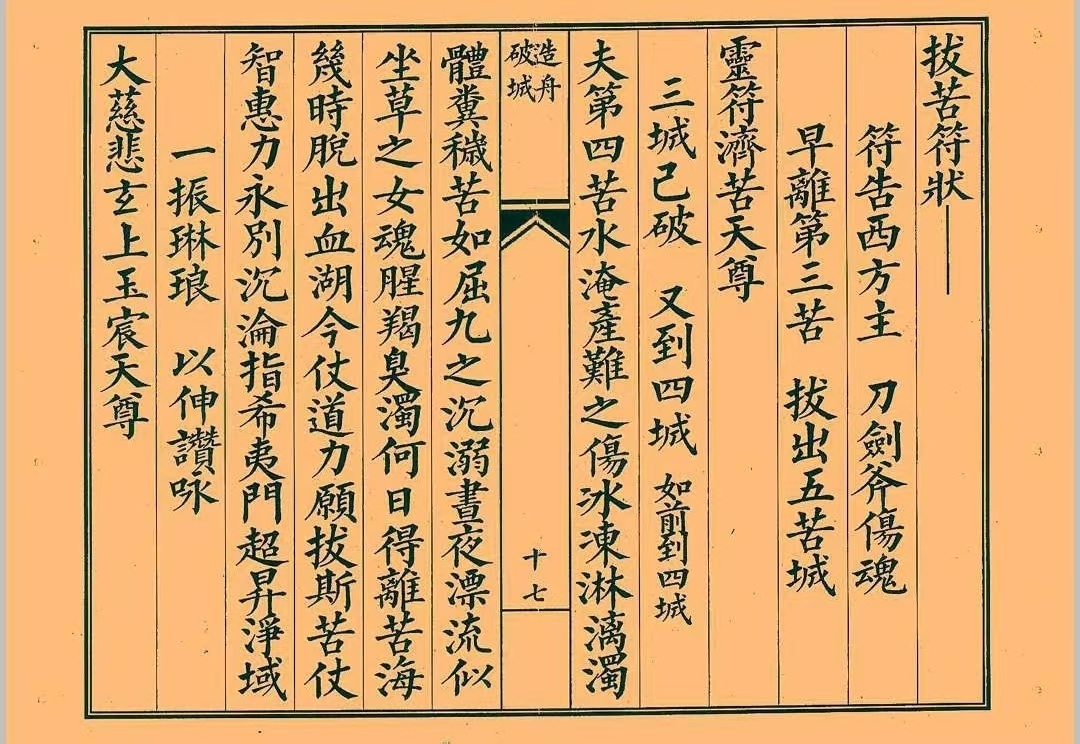 道家科仪书籍《造舟科仪》(图7)